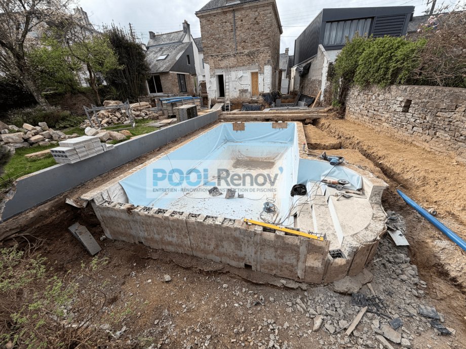 Rénovation piscine Vannes Centre en partenariat avec un architecte