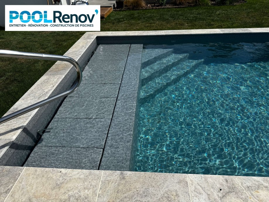 Volet roulant immergé sous plage