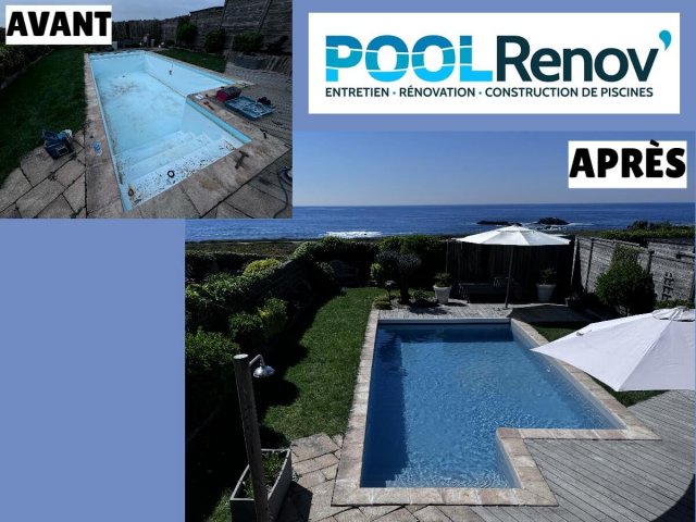 RÉNOVATION D'UNE PISCINE À QUIBERON